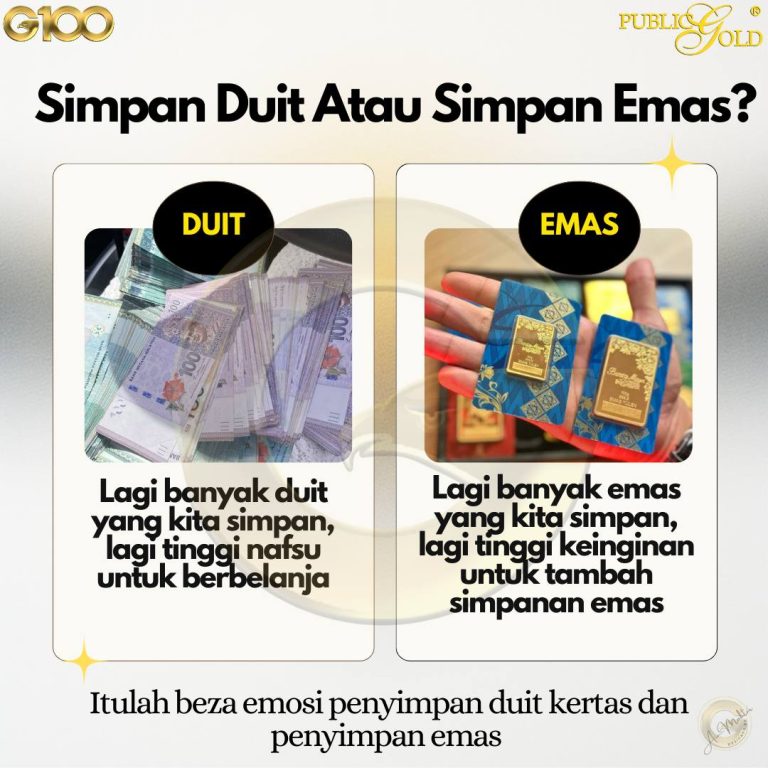 simpan emas vs simpan duit
